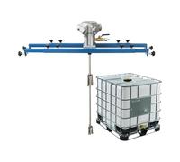 Pneumatic Paint Mixer, 265 Gallon Air Agitators, 1HP Tank Paint Mixer Machine, Paint Automatic Stirring Machine, Folding Propeller, Bracket Mixer, Special for IBC Ton Barrels