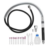 Pneumatic Pencil Die Grinder Kit | 65,000 RPM High Speed Engraving Tool with 1/8" Collet | Expert Polishing Grinder for Metal/Wood/Stone | Zinc Alloy Body, 90 PSI
