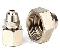 Pneumatic Quick Connector， PCF Connectors Fitting Gas Hose One Touch Push Into Internal Thread Straight Through Copper Material Screw(45932)
