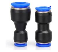Pneumatic Quick Connector， PU/PG Fitting Cylinder Air Water Hose Straight Type Connector Valve Connect Tube 4/6/8/10/12/14/16mm(Pu10)