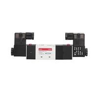 Pneumatic Solenoid Valve Durable Stable 5 Way Air Valve for Industrial Control Systems (DC24V)