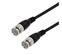 PNGKNYOCN Cable coaxial BNC, ultra baja pérdida BNC macho a BNC macho Cable de extensión de 75 ohmios, KANGPING para cámaras de videovigilancia（1M）