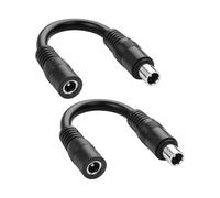 PNGKNYOCN Cable de alimentación DC8020 a DC5521, 15 cm, 14 AWG DC 8,0 mm x 2,0 mm, conector macho a CC 5,5 mm x 2,1 mm, cable adaptador para generador solar, estación de energía portátil y panel solar