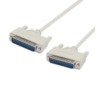 PNGKNYOCN Cable de impresora paralelo DB25 macho a macho para la conexión entre un ordenador con interfaz DB25 hembra y la impresora(1,5M).