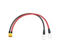 PNGKNYOCN Cable de terminales XT30 a anillo O, 14 AWG, cable de silicio XT30 macho a anillo O, cable de extensión para kit de panel solar y carga de batería (0,3 M/1FT) (XT30 macho)