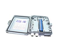 PNGKNYOCN Caja de Distribución de Fibra Central 12, Divisor FTTH para Terminación, Interior y Exterior con Empalme de Vidrio Windin