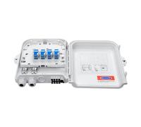 PNGKNYOCN Caja de Distribución de Fibra Óptica de 8 Núcleos, ABS Caja de Terminales de Fibra Óptica Impermeable Adecuada para Uso en Interiores o Exteriores