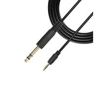 PNGKNYOCN Cavo audio stereo da 3,5 mm a 6,35 mm, cavo audio stereo da 3,5 mm 1/8" maschio TRS a 6,35 mm 1/4" maschio TRS per chitarra, amplificatore, computer portatile (3,5 mm TRS 1,5 m)