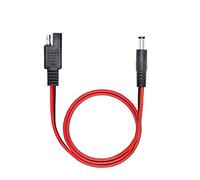 PNGKNYOCN Enchufe SAE 18awg para automóviles, motocicletas y paneles solares al cable de conversión pública DC 5.5x2.1mm (1m)