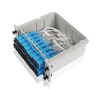 PNGKNYOCN Fibra Óptica PLC Splitter 1x16 Caja Cassette Tarjeta Inserción SC/UPC Divisor Módulo Puerto Óptico Digital