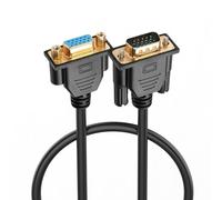 PNGKNYOCN VGA Cable de Extensión, 15 pines 1080P Full HD VGA macho a hembra del cable de vídeo del monitor del ordenador PC Monitor de TV portátil proyector y más（0.5M）