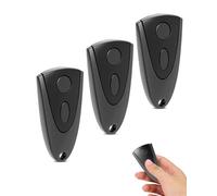 PNGOS 3 mandos a distancia para Novoferm Novotron 502 MAX43-2, 504/512/514/522/524, 433,92 MHz, con batería, 2 canales, código de copia rápida, abridor de puerta de garaje, mando a distancia