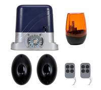 PNI AP800D Torautomatisierungsset, Motor, Fotozellen, Fernbedienung, Lampe, 230 V, 1100 N und 800 kg Schiebetor