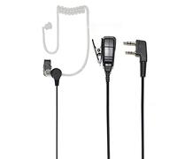 PNI Auriculares con micrófono y Tubo acústico HS82L con Conector K de 2 Pines, Longitud del Cable 160 cm, Color Negro