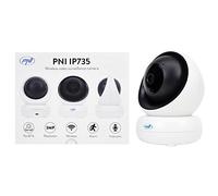 PNI Cámara de videovigilancia IP735 de 3Mp con PTZ inalámbrico P2P, Ranura para Tarjeta microSD, Control Desde la aplicación