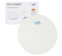 PNI CT28WIFI Internet Hub CT 28 Módulo de Control con 8 Zonas de calefacción por Suelo Radiante, ABS, Color Blanco