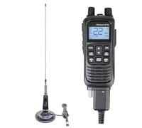 PNI Escort - Kit de estación de Radio CB portátil HP 82, multiestándar, 4 W, 12 V, Am-FM con Antena PNI LED 2000 CB