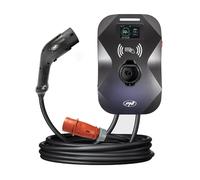 PNI Estación de Carga KW22 32A, 22KW, para Coches eléctricos, 85V - 415V, trifásica, Cable Tipo 2 de 7 Pines, Pantalla de 3,5 Pulgadas, con Bluetooth, Control Mediante App
