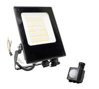 PNI Foco LED GreenHouse WS550 de 50 W con sensor de movimiento, ajuste de sensibilidad, duración de la iluminación, 3000 K - 6500 K, función de atenuación, alimentación de 230 V