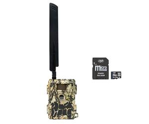 PNI Hunting 480C Pro - Kit de cámara de Caza (24 MP, 4G, Tarjeta de Memoria microSD de 32 GB, con Adaptador SD)