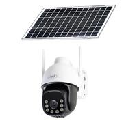 PNI IP74 Live AOV Luz Negra 4MP gsm 4G Cámara de videovigilancia con Panel Solar y batería de 16000 mAh para vídeo Siempre Encendido