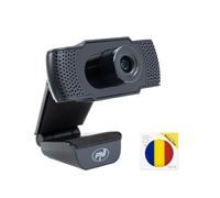 PNI Paquete de cámara Web CW1850 Full HD 1080P de 2MP, USB, Clip y Bandera Adhesiva incluidos.