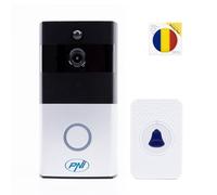 PNI Paquete de videoportero Inteligente SafeHome PT710B WiFi HD, P2P y Sticky Pad Flag Incluido