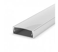 PNI Perfil de tira LED ALD01, montaje visible, Plata