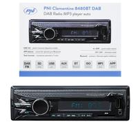 Dab Autoradio MP3 Reproductor de Coche PNI Clementine 8480BT 4x45w, 12 / 24V, 1 DIN, con SD, USB, AUX, RCA, Bluetooth y USB 1.5A para Cargar el teléfono