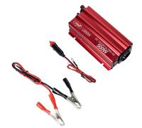 Inversor de tensión PNI L650W Doble Fuente de alimentación 12V/24V, Salida 230V, 500W, Seno Modificado, Enchufe USB 5V 500mAh, con Pinzas de alimentación y Enchufe de mechero incluidos