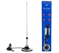 Antena UHF PNI UF400, 47 cm, 430-470 MHz, con Base magnética 120 mm