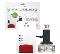 PNI Safe House Dual 250LR - Kit de 2 sensores y válvula magnética de 3/4"