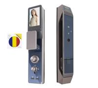 PNI SafeHome PTY8825 Smart Yala, código, tarjeta, reconocimiento facial, huella digital y bandera de almohadilla adhesiva incluida