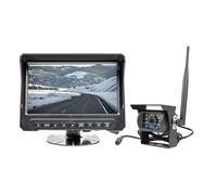 PNI TRK501 - Cámara de Marcha atrás inalámbrica y Monitor LCD con función DVR, Ranura para Tarjeta Micro SD, LED IR, para Camiones