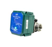 PNI Válvula de agua inteligente PNI-SV200 SV200, conectividad Wi-Fi, IP65, DN20, aplicación Tuya 3/4, compatible con Amazon Alexa y Google Home, color verde
