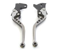 PNJDHGJFT Palancas de freno y embrague de motocicleta Para MT-07 MT 07 MT07 FZ07 FZ FZ-07 2014-2022 Corto Y Largo De La Motocicleta Aluminio Ajustable Freno Embrague Palancas Accesorios(147mm Gray)