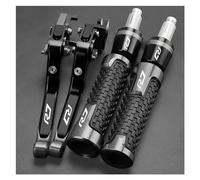PNJDHGJFT Palancas de freno y embrague de motocicleta Para YZF R7 2021 2022 2023 Palanca De Freno Ajustable Accesorios La Motocicleta YZFR7 Embrague Palancas Manillar Termina(YZFR7 2021-2023-06)