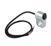 PNMNZTPAP Interruptor de control del manillar la motocicleta, interruptor encendido faro, botón y apagado foco for ATV, moto deportiva cross eléctrica Interruptor de manillar de motocicleta(Silver)
