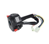 PNMNZTPAP Interruptores de control manillar for motocicleta ATV 7/8" y 22 mm, faros antiniebla, luces giro, bocina arnés cableado Interruptor de manillar de motocicleta