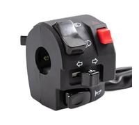 PNMNZTPAP Interruptores de motocicleta 22 mm, botón bocina, señal giro, luz antiniebla eléctrica, interruptor arranque del controlador manillar Interruptor de manillar de motocicleta(Left Switch)