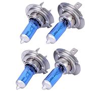 PNNNU 4 Uds H7 100W Xenón 6000K Super Blanco Halógeno Bombillas De Fuente De Luz De Coche 12V Faros Auto Lámpara Luz De Estacionamiento