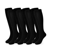 Pnosnesy 2/4/6/7 Pares de Calcetines de Compresión para Hombres y Mujeres, 15-20 mmHg Para Atletismo, Carrera, Viajes en Avión, Soporte