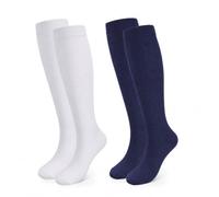 Pnosnesy 2/4/6/7 Pares de Calcetines de Compresión para Hombres y Mujeres, 15-20 mmHg Para Atletismo, Carrera, Viajes en Avión, Soporte