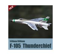 (PNP con tren de aterrizaje) Avión RC Freewing 64MM F-105 F105 PNP Thunderchief Modelo de avión con