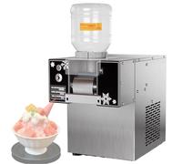 Pnpaea MáQuina De Hielo Comercial En Forma De Copo De Nieve,MáQuina Comercial para Hielo Tipo Nieve,para Postres, Helados, Granizados De Leche Y Postres Bingsu 360W(60KG)