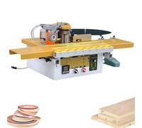 Pnpaea MáQuina Encoladora De Cantos para CarpinteríA, 1200 W, Curva Recta En áNgulo Recto, Encolado A Doble Cara, para Cantos De Paneles, Ideal para Cantos De Paneles Widened(Lengthened)