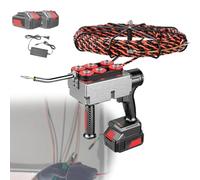 Pnpaea MáQuina para Pasar Cables,Herramienta AutomáTica para Enhebrado De Cables, Velocidad Continua,para Proyectos De ConstruccióN E HidroeléCtricos. 15MeterLeadWire-2batteris(10cells)