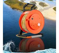 Pnpaea Medidor De Nivel De Agua,Instrumento De MedicióN De Nivel De Aguas SubterráNeas con Sonda Fija Y Cinta De Acero, para Pozos, Perforaciones Y Embalses 200m(656ft)