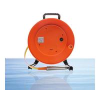 Pnpaea Medidor De Profundidad De Pozo, Indicador De Nivel De Agua para Pozos Profundos con Sonda De Acero Inoxidable Y Cinta De Acero,para Perforaciones 30m(98.4ft)