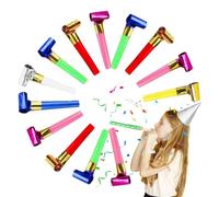 PNPGDYK 100 Piezas Matasuegras Fiestas,Silbatos De Soplado,Matasuegras Fiestas Sopladores De Fiesta Noisemakers Blowouts Fiestas Blowouts,para Niños Fiestas De Cumpleaños